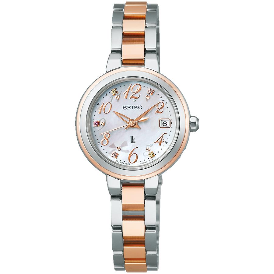 Seiko Lukia 2024 Holiday Season Limited Edition Ribbon Motif SSVW236 Women's Watch with Solar-Powered Radio Control and Mother-of-Pearl Dial