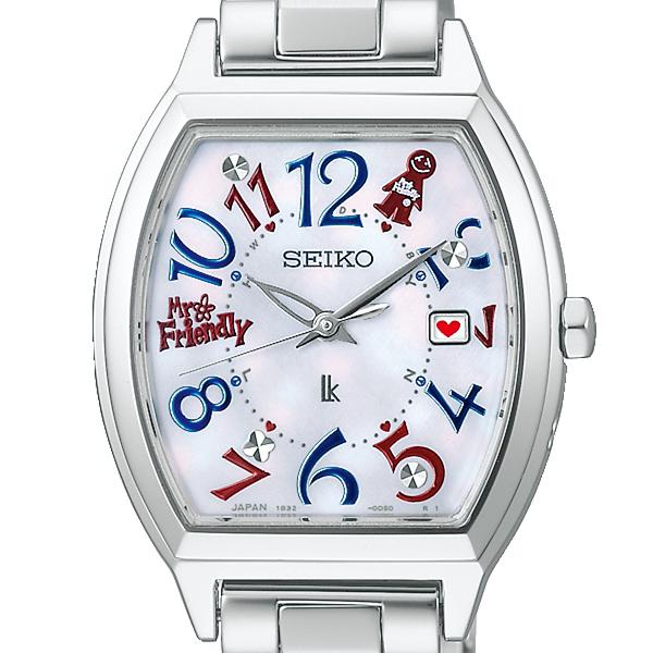 Seiko Lukia MR.FRIENDLY Collaboration Limited Edition Model SSVW237 Women's Solar Radio-Controlled Tonneau Watch