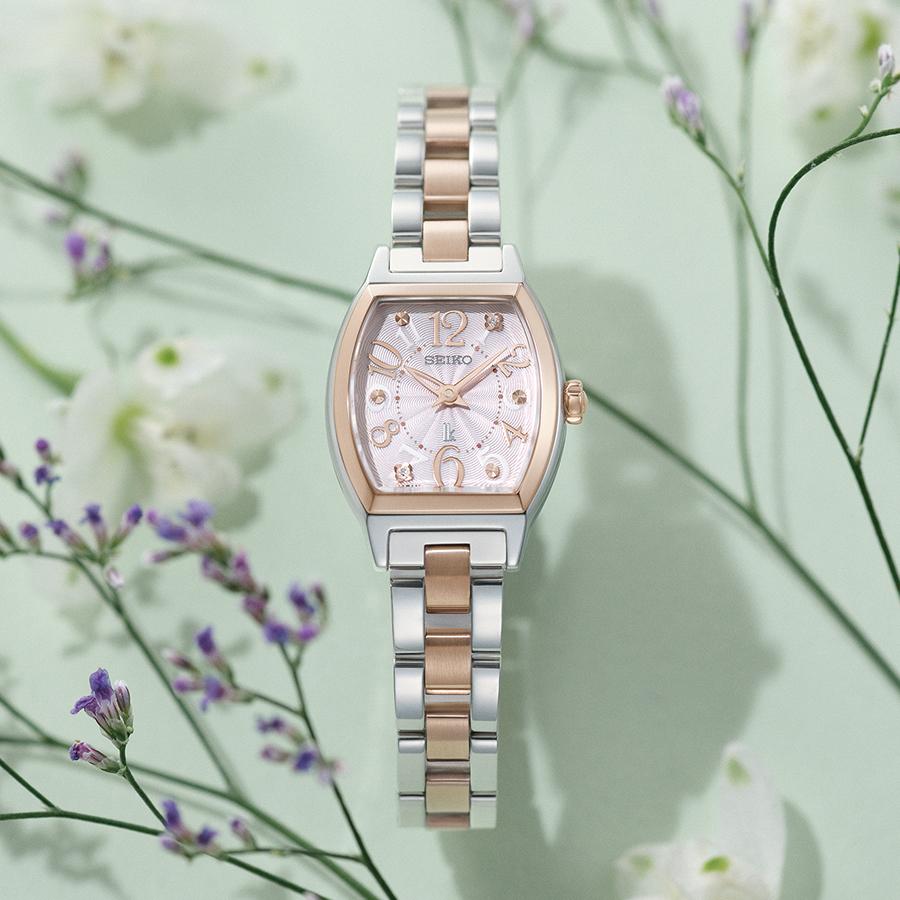 SEIKO LUKIA Happy Collection SSWA012 Silky Pink Tonneau Quartz JDM Women’s Watch