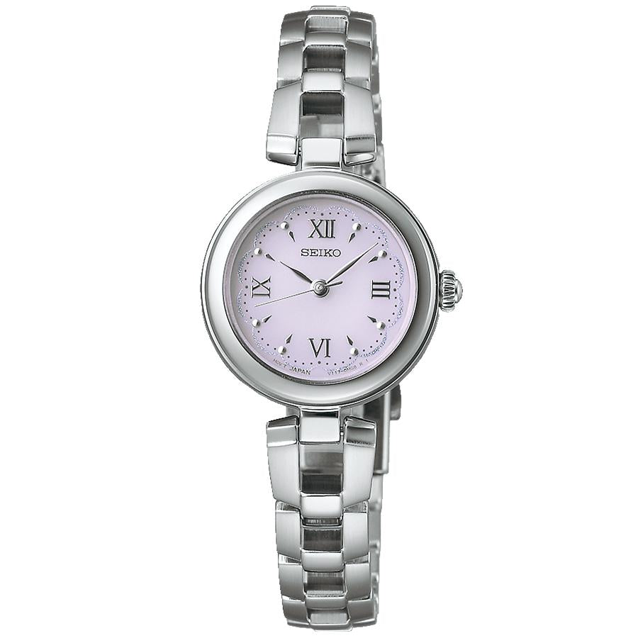 Seiko Selection S Series SWFA209 Women's Solar Watch, 3 Hands, Roman Numerals