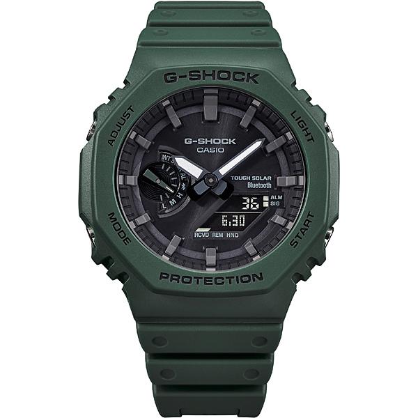 CASIO G-SHOCK GA-B2100-3AJF JDM Tough Solar Mobile Link Analog-Digital Octagonal Green Black Men's Watch