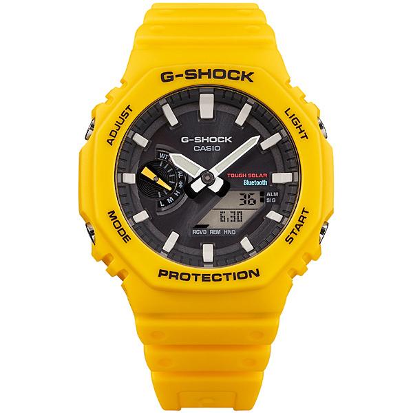 CASIO G-SHOCK GA-B2100C-9AJF JDM Tough Solar Mobile Link Analog-Digital Octagonal Yellow Black Men's Watch