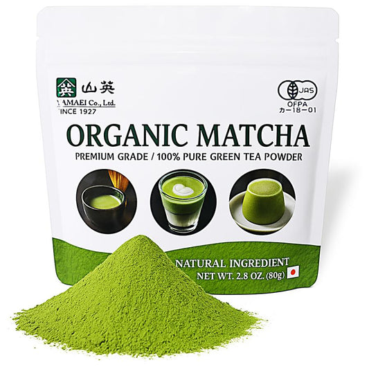 Kakegawa Organic Matcha Organically Grown in Japan 100% Additive-Free Yamaei 80g