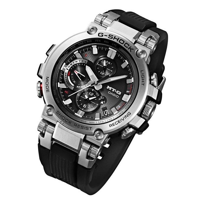 CASIO MT-G MTG-B1000-1AJF JDM Full Metal Solar Radio Analog-Digital Chronograph Men's Watch