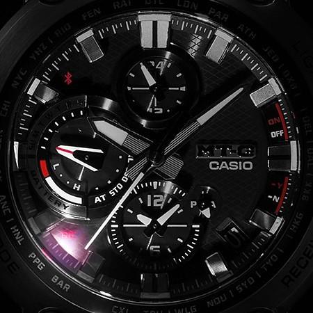 CASIO MT-G MTG-B1000-1AJF JDM Full Metal Solar Radio Analog-Digital Chronograph Men's Watch