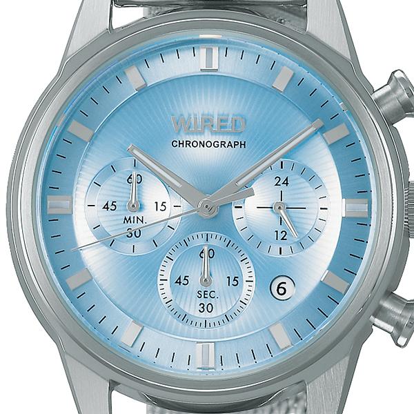 Seiko WIRED TOKYO SORA New Normal AGAT454 Men's Quartz Chronograph Watch with Mesh Band