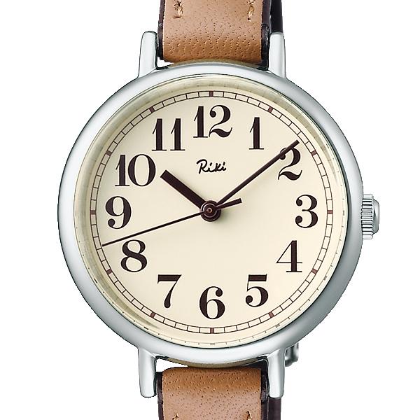 Alba Riki Traditional Color Series AKQK461 Women's Quartz Watch with Leather Strap in Maroon
