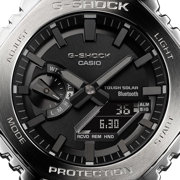 CASIO G-SHOCK GM-B2100D-1AJF Full Metal Silver Analog Digital Men's Watch Japan Model