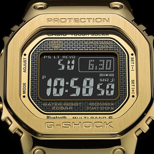 CASIO G-SHOCK GMW-B5000GD-9JF JDM Full Metal Gold Ion Plating Tough Solar Digital Men's Watch