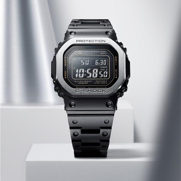 CASIO G-SHOCK GMW-B5000MB-1JF JDM Full Metal Multi-Finish Black Solar Men's Watch