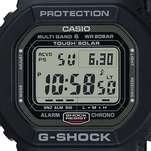 CASIO G-SHOCK GW-5000U-1JF JDM Radio Solar Digital Square Metal Screw Back Men's Watch
