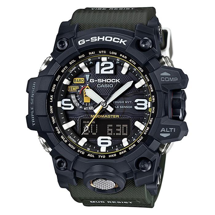 CASIO G-SHOCK MUDMASTER GWG-1000-1A3JF JDM Master of G Triple Sensor Analog-Digital Solar Radio Men's Watch