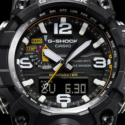 CASIO G-SHOCK MUDMASTER GWG-1000-1A3JF JDM Master of G Triple Sensor Analog-Digital Solar Radio Men's Watch