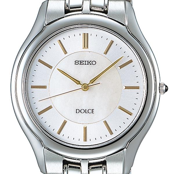 Seiko Dolce & Exceline Pair Quartz SACL009 Men's White Mother-of-Pearl Dial