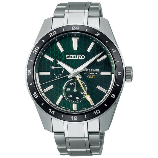 Seiko - Presage - Prestige - Ligne - SARF003 - Mécanique à remontage automatique - Mécanique - GMT - Date - Modèle Core Shop -