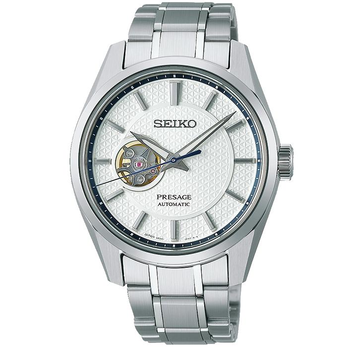 Seiko Presage Sharp Edged Series Open Heart Shironeri SARX097 Men's Mechanical Automatic Watch