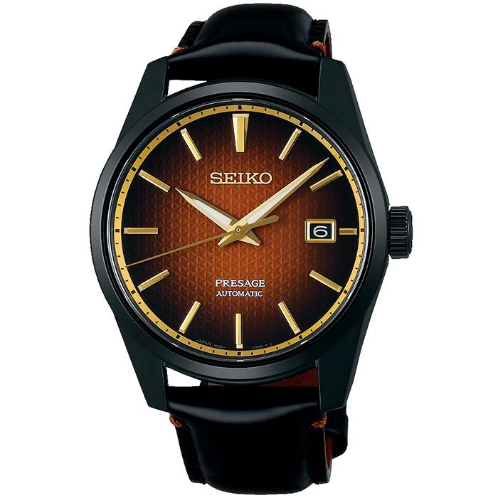 Seiko Presage SARX101 Men's Mechanical Automatic Watch with Hemp Leaf Pattern, Limited Edition Model Commemorating the 13th Generation "Ichikawa Danjuro" Succession