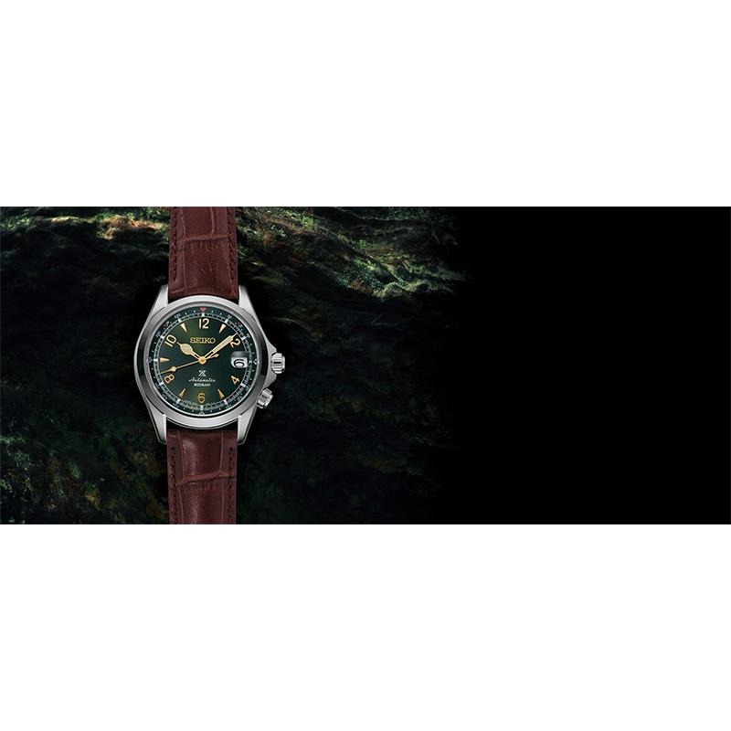 Seiko Prospex Alpinist SBDC091 Men's Mechanical Automatic Watch with Leather Strap, Exclusive Model