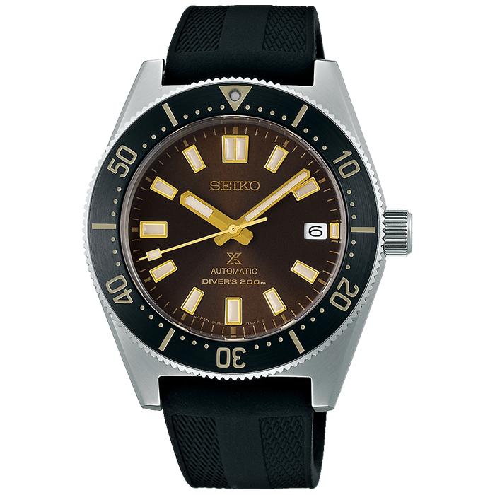 Seiko Prospex First Divers Reissue Design SBDC105 Men's Mechanical Silicone Watch, Exclusive Model
