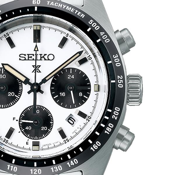 Seiko Prospex SPEEDTIMER Solar Chronograph SBDL085 Men's Watch, White Panda, Limited Stock [S_R9CP]