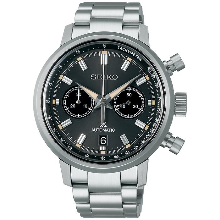 Seiko Prospex Speedtimer Mechanical Chronograph SBEC009 Men's Automatic Watch, Black, Exclusive Model