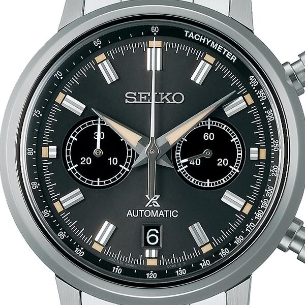 Seiko Prospex Speedtimer Mechanical Chronograph SBEC009 Men's Automatic Watch, Black, Exclusive Model