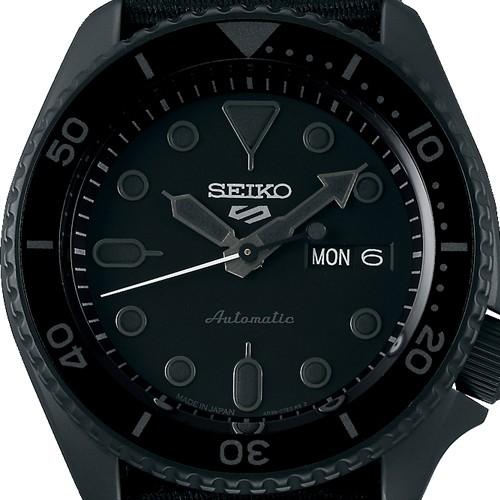 Seiko 5 Sports Street SBSA025 Men's Mechanical Automatic Watch with Black Nylon Case