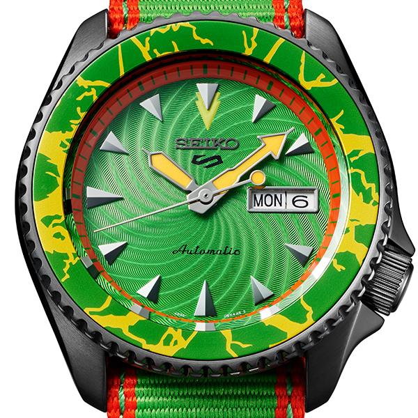 Seiko 5 Sports Street Fighter V Collaboration Limited Edition Blanka SBSA083 Men's Mechanical Watch with Nylon Strap