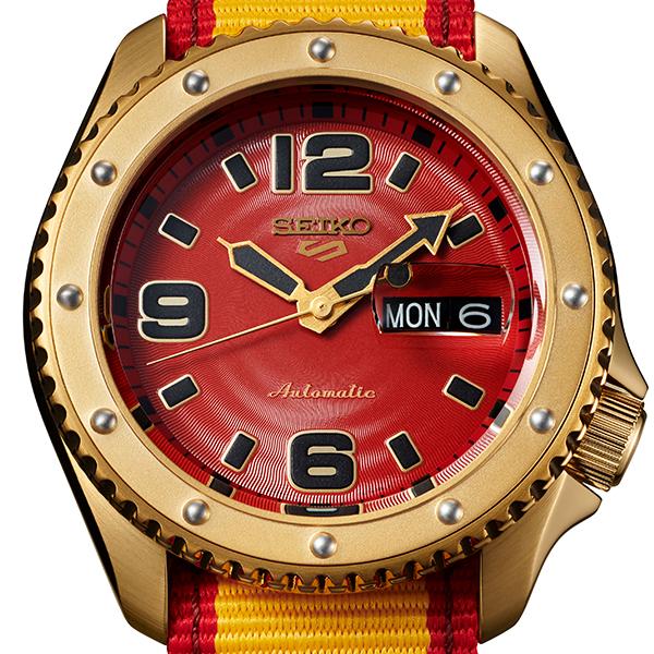 Seiko 5 Sports Street Fighter V Collaboration Limited Edition Zangief SBSA084 Men's Mechanical Nylon Watch