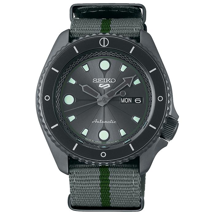 Seiko 5 Sports NARUTO BORUTO Collaboration Limited Edition Nara Shikamaru SBSA097 Men's Mechanical Watch