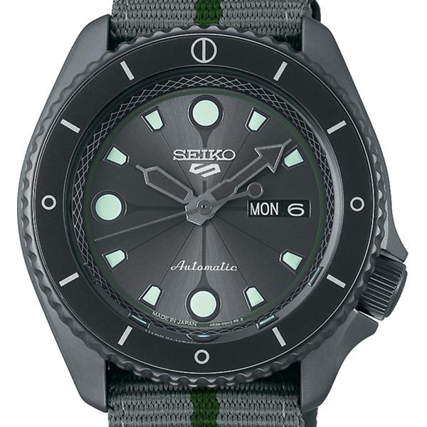 Seiko 5 Sports NARUTO BORUTO Collaboration Limited Edition Nara Shikamaru SBSA097 Men's Mechanical Watch