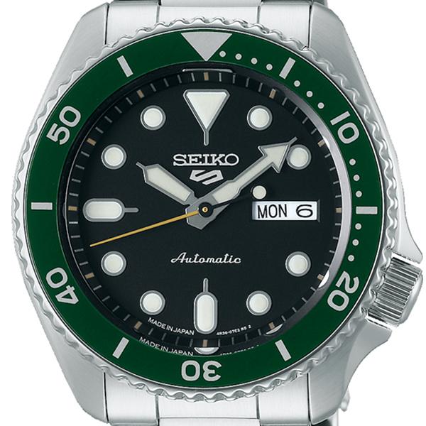 SEIKO 5 Sports Limited Edition SBSA107 JDM Automatic Day-Date Green Dial Stainless Steel Men's Watch with Interchangeable Band