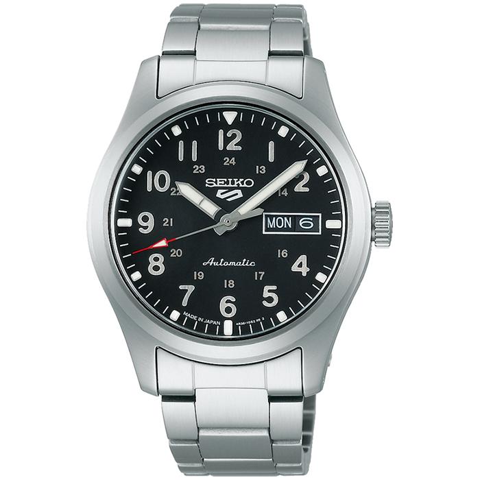 Seiko 5 Sports FIELD SPORTS STYLE SBSA111 Men's Mechanical Automatic Watch, Black