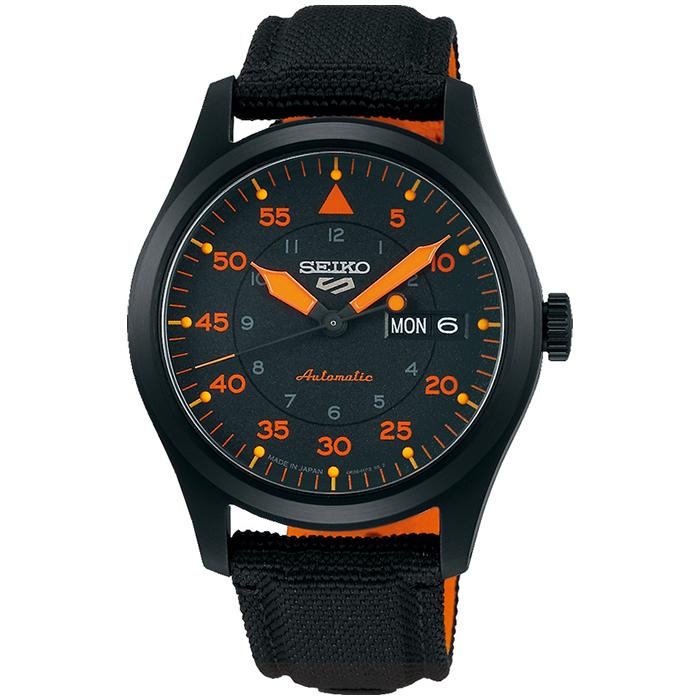 Seiko 5 Sports Field Street Style SBSA143 Men's Mechanical Automatic Watch with Black Nylon Strap