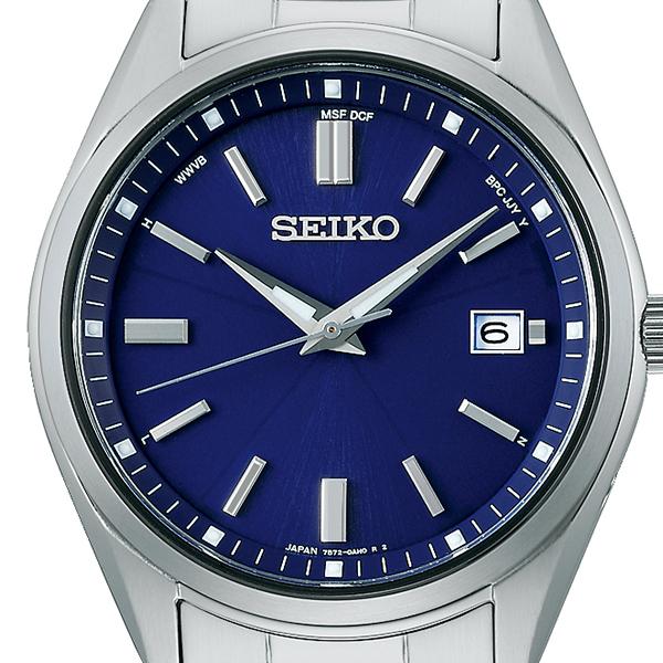 Seiko Selection S Series SBTM321 Men's Solar Radio-Controlled Watch, Blue