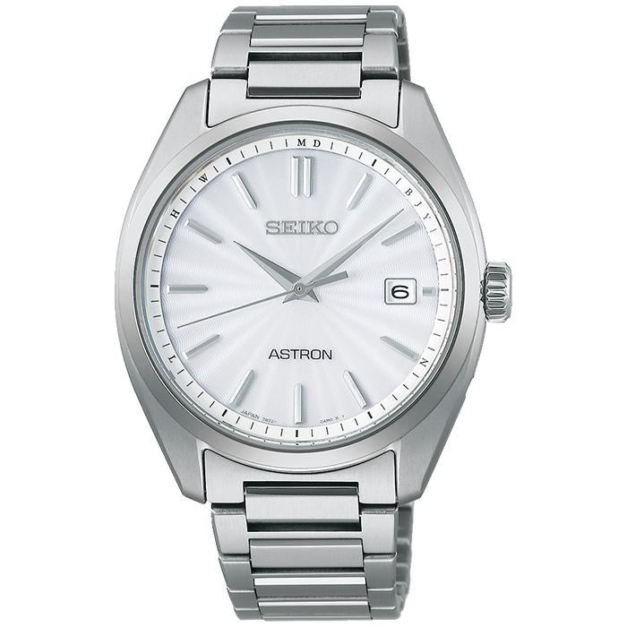 Seiko Astron Origin Series 3-Hand Model SBXY029 Men's Solar Radio-Controlled Titanium Silver Watch [S_BH]