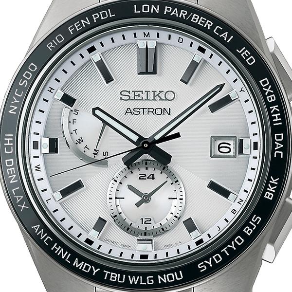 Seiko Astron NEXTER 2nd Collection NOVA SBXY049 Men's Solar Radio-Controlled Watch, White [S_BH]