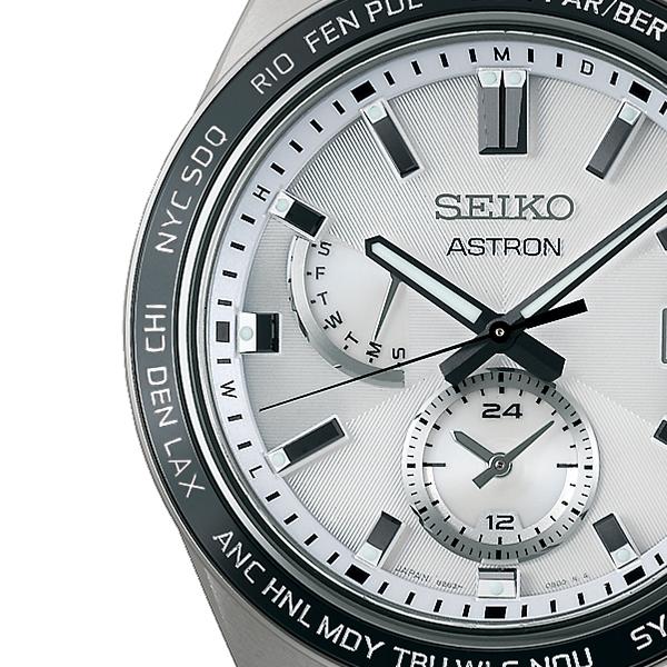 Seiko Astron NEXTER 2nd Collection NOVA SBXY049 Men's Solar Radio-Controlled Watch, White [S_BH]