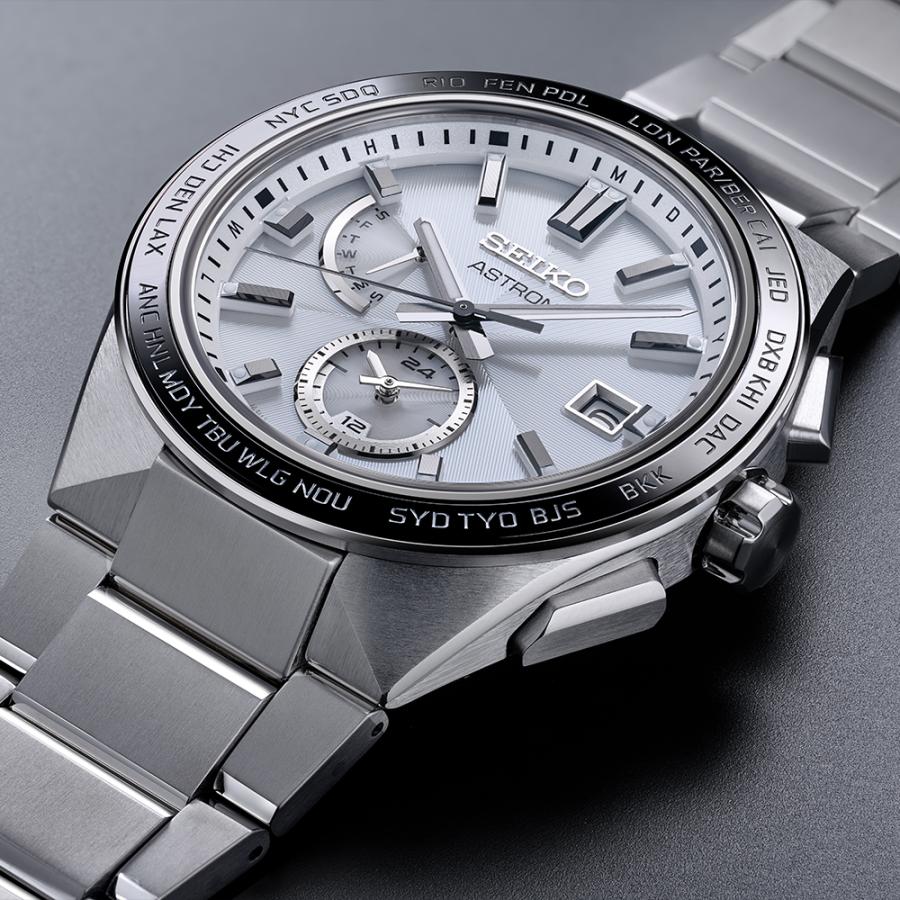 Seiko Astron NEXTER 2nd Collection NOVA SBXY049 Men's Solar Radio-Controlled Watch, White [S_BH]