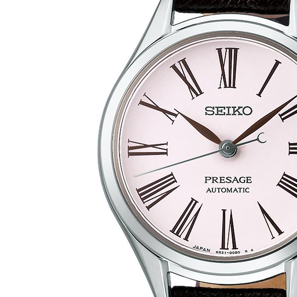 Seiko Presage Craftsmanship Series Enamel Dial Model SRRX001 Women's Mechanical Watch with Leather Strap, Exclusive