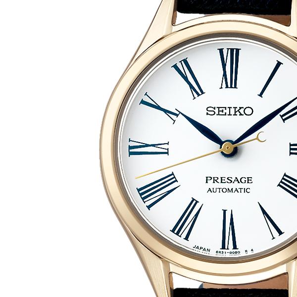 SEIKO Presage Craftsmanship SRRX002 JDM Mechanical Enamel Dial Calfskin Leather Women's Watch