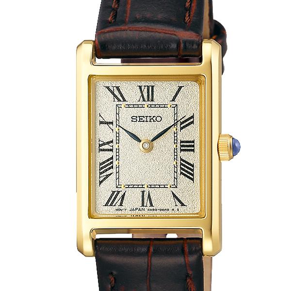 Seiko Selection nano・universe collaboration model SSEH002 women's watch, quartz movement, battery-powered, leather strap