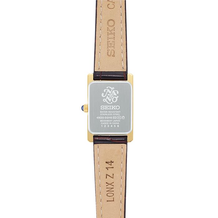 Seiko Selection nano・universe collaboration model SSEH002 women's watch, quartz movement, battery-powered, leather strap