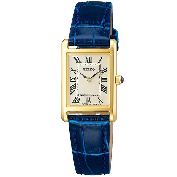 Seiko Selection nano・universe collaboration model SSEH004 women's watch, quartz movement, battery-powered, leather strap