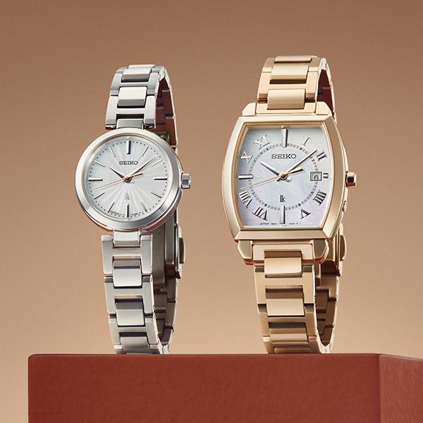 Seiko Lukia I Collection Mini Solar SSVR139 Women's Watch, Solar, Silver, Compact