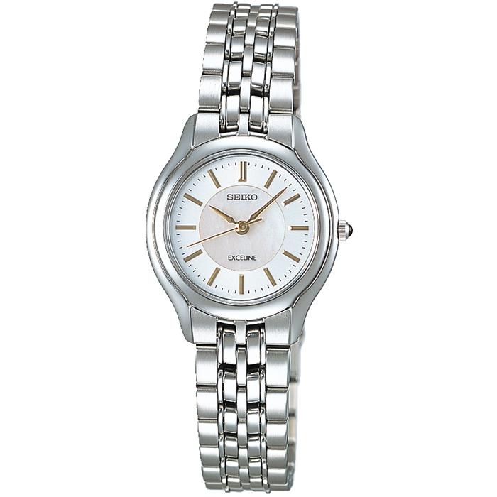 Seiko Dolce & Exceline Pair Quartz SWDL099 Women's White Mother-of-Pearl Dial