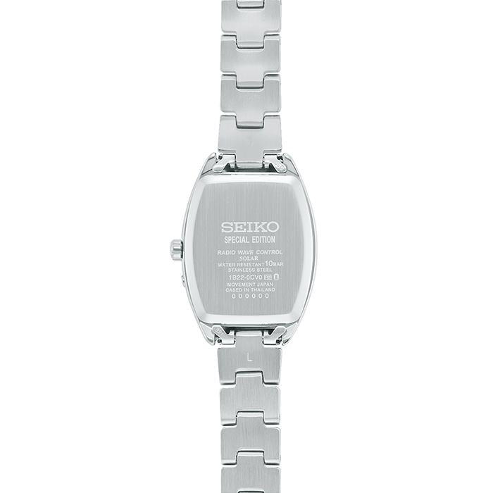 Seiko Selection S Series Special Edition Shooting Star SWFH123 Women's Solar Radio-Controlled Tonneau Watch in Navy