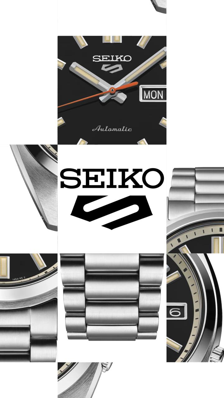 SEIKO 5 Sports SNXS Series SBSA255 Black Dial Automatic JDM Men’s Watch