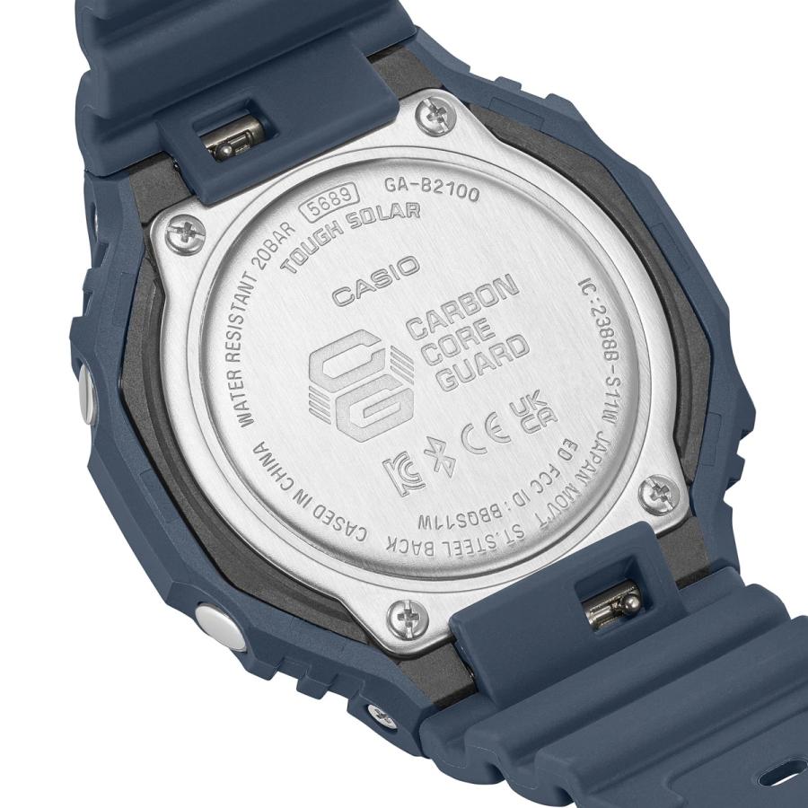 CASIO G-SHOCK GA-B2100-2AJF JDM Tough Solar Mobile Link Analog-Digital Octagonal Navy Black Men's Watch