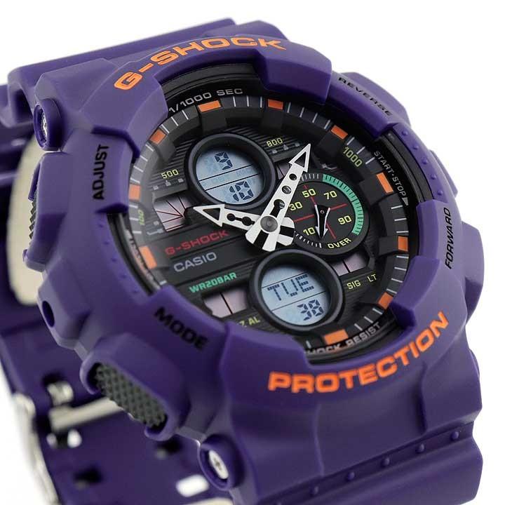 CASIO G-SHOCK GA-140-6AJF JDM Purple Analog Digital Stopwatch Men's Watch